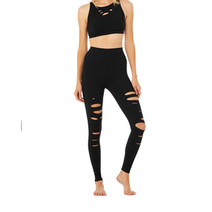 Vente en gros de pantalons de fitness personnalisés pour femmes, legging de fitness à taille haute, Odyssey, entraînement de yoga pour filles - Product Image 1