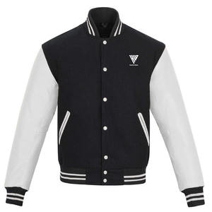 Veste universitaire de haute qualité pour hommes, corps 100% laine, manches en cuir véritable, veste universitaire élégante personnalisée - Product Image 1