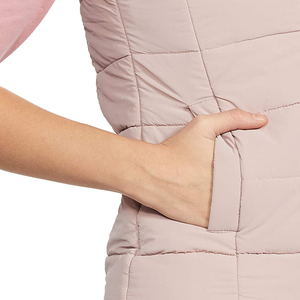 Chaleco acolchado cálido de invierno más vendido para mujer con cremallera y botón, ropa informal, chaqueta sin mangas acolchada - Product Image 5