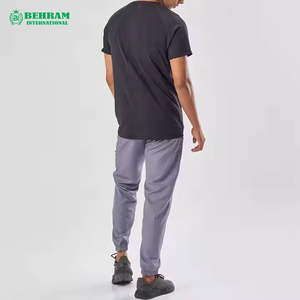 เสื้อยืดโอเวอร์ไซส์ผ้าฝ้าย 100% พิมพ์โลโก้ตามสั่ง สำหรับผู้ชาย ออกกำลังกาย ฟิตเนส เพาะกาย ทรงหลวม สั่งพิมพ์ลายได้ - Product Image 1