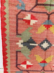 Fait à la main laine Jute Kilim Dhurri tapis taille personnalisée Accent extérieur chemin grosse laine Jute Style indien tapis cuisine salon nouveau - Product Image 3