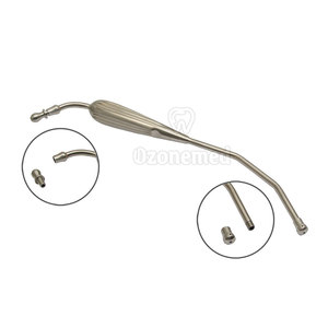 Outil manuel de gestion des fluides de tube d'aspiration Yankauer en acier inoxydable durable et fiable pour les procédures chirurgicales - Product Image 4