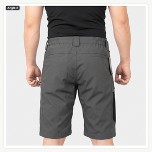 Pantalon de travail cargo utilitaire d'été pour homme, étiquette personnalisée, design multi-poches, genouillères renforcées, respirant, 90 % nylon, résistant à la chaleur - Product Image 4