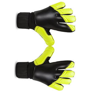 Guantes de cuero deportivos ligeros verdes y negros para hombre Guantes de portero de buena calidad para entrenamiento al aire libre de Pakistán - Product Image 6