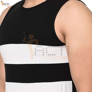 Chaleco de algodón transpirable de talla grande para hombre con diseño de servicio OEM superventas de Pakistán, ropa de gimnasio, chaleco de algodón para hombre - Product Image 5