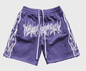 Camiseta de algodón sublimado personalizada, pantalones cortos de baloncesto con logotipo impreso Vintage, ropa deportiva unisex para adultos, pantalones cortos de baloncesto de malla estampados - Product Image 4