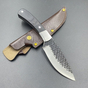 Exclusive Damascus Steel Tracker Knife Handmade Outdoor Camping Bushcraft Utility <b>Tool</b> Export Quality Tracker Knife - Product Image 3