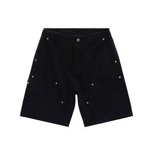 High Quality Customize <b>Brown</b> Vintage Oversized Shorts Streetwear Double Knee Baggy Denim <b>Men</b> <b>Cargo</b> Shorts - Product Image 6