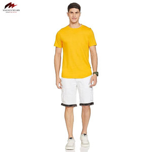 Shorts de gym de haute qualité en coton noir uni pour hommes, conception de logo personnalisé, vente en gros de shorts décontractés avec service OEM - Product Image 6