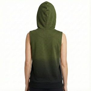 Sudaderas sin Mangas con Capucha para Mujer, Diseño Personalizado, Elegantes, con Cierre Completo, Mezcla de Algodón, para Gimnasio, Entrenamiento, Corte Regular, Precio al por Mayor - Product Image 2