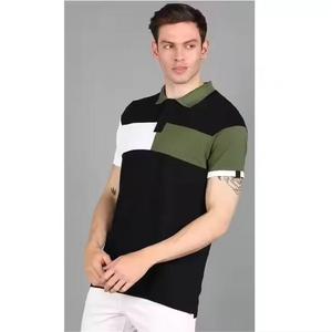 Grande taille hommes pour polos haute qualité 100% coton respirant été mode pour affaires décontractées 250 grammes poids blanc - Product Image 3