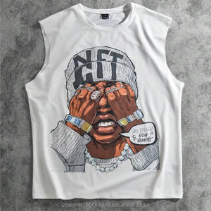 T-shirt court unisexe en jersey 100 % coton imprimé intégral, coupe ample et oversize, style streetwear hip-hop, couleur unie OBSERVEX - Product Image 4