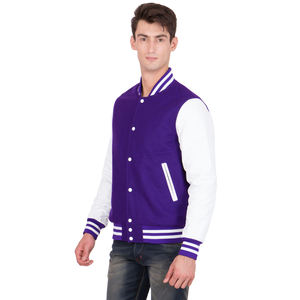 Veste de baseball universitaire pour hommes, nouvelle arrivée 2025, qualité supérieure, légère, manches longues, design pour la saison hivernale, vente en gros - Product Image 4