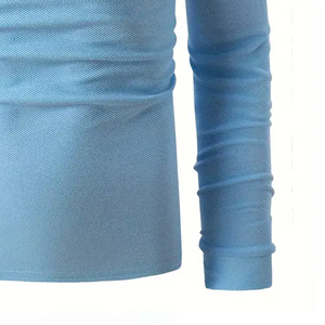 เสื้อเชิ้ตแขนยาวผู้ชายคุณภาพสูง ผ้าฝ้าย 100% สกรีนโลโก้ตามสั่ง ปักลาย 3 มิติ สไตล์พังก์ ไซส์ใหญ่ สำหรับเล่นกอล์ฟ - Product Image 5