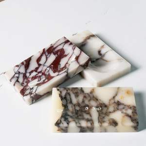 Porte-savon en marbre de luxe de qualité supérieure pour comptoirs de salle de bain Design élégant en pierre naturelle idéal pour la décoration intérieure ou l'usage des invités - Product Image 3