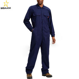 Combinaisons pour hommes à manches longues en sergé de coton Vêtement de travail Combinaison Coupe décontractée - Product Image 1