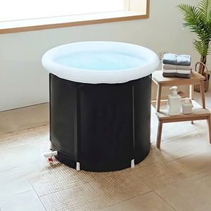 Bropool CT-01 Baignoire à glace gonflable portable de haute qualité 320L en PVC avec pompe, bain froid rond 1 personne pour la maison, la salle de sport et le <span class=keywords><strong>spa</strong></span> - Product Image 1