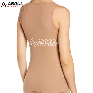 Camiseta sin mangas transpirable de secado rápido para mujer, camiseta sin mangas de bajo precio al por mayor, ropa de entrenamiento sin mangas, camiseta sin mangas para mujer - Product Image 2
