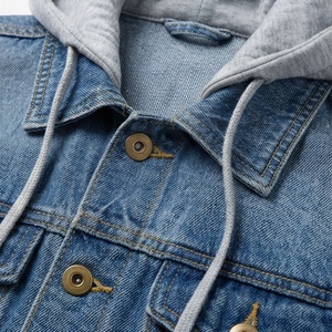 Unique Style Women Denim Jacket Wholesale Selling Fashion Trendy Casual Streetwear Outerwear <b>Coat</b> Apparel Customized Color - Product Image 4