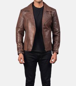 Veste pour homme Veste en cuir d'hiver pour homme de haute qualité Manches longues Dernier design Veste en cuir en gros pour homme - Product Image 6