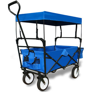 รถเข็นชายหาดรถเข็นเด็กพับได้แบบพกพารถเข็นกลางแจ้งสำหรับสวน - Product Image 1