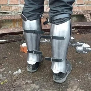 คอสเพลย์แนวแฟนตาซีการต่อสู้เหล็กสำหรับอัศวินทัวร์นาเมนต์ยุคกลางสนับขาเทียม - Product Image 3