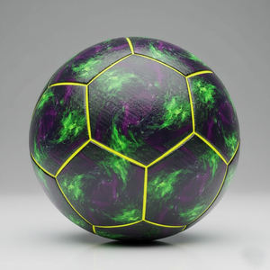 Ballon de football promotionnel personnalisé en vente flash, cousu à la machine, outil d'entraînement en cuir PU, futbol 2026 - Product Image 2