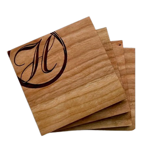 Palette en bois d'acacia, planches de service en bois d'acacia pour boissons chaudes et froides, forme carrée, sous-verres pour boissons - Product Image 4