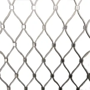 Stainless Steel Wire Rope Mesh for Building Decoration Made In China