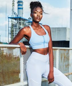 Conjuntos Deportivos para Mujer, Traje de Yoga sin Costuras, Color Puro, Talla Grande, Transpirable, Elástico en Cuatro Direcciones, Spandex/Poliéster, Sin Mangas - Product Image 5