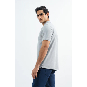 T-shirts pour hommes 100% coton à séchage rapide de grande taille pour polo avec logo personnalisé coupe ample à manches courtes - Product Image 3