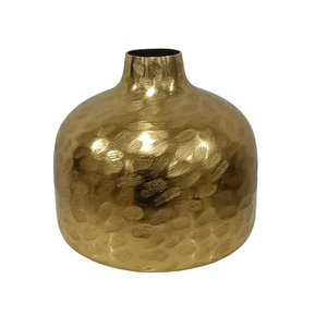 Vase en métal en forme de pichet en fer doré fait à la main pour la décoration intérieure Style design côtier pour mariage - Product Image 1