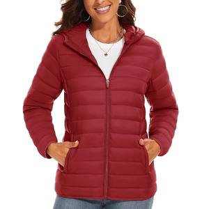 Doudoune rembourrée de qualité supérieure 100% manteau en duvet léger en polyester pour veste matelassée pour femme - Product Image 1