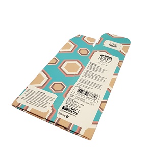 Boîtes d'emballage de désodorisant recyclables imprimées en offset personnalisées, feuille d'or, laminage mat, estampage, papier Bristol, carton de bouteille - Product Image 3