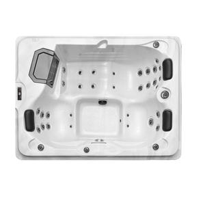 Vasca Idromassaggio Rettangolare da Esterno Villa Salome 2100 X1600 X790 cm, Portatile con Getti per 2-3 Persone, Massaggio ad Aria per Magazzino - Product Image 1