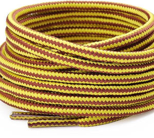 Lacets personnalisés 32 marron tressés 5mm écologiques 100% cordons de cordon de serrage en polyester pointe en plastique personnalisée pour les sweats à capuche de vêtements de sport - Product Image 6