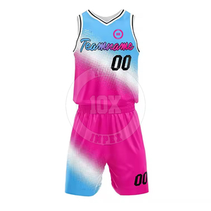 Tenue de sport pour hommes avec logo personnalisé uniforme de basket-ball OEM uniforme de basket-ball à séchage rapide personnalisé - Product Image 2