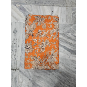 Edredón Kantha de algodón con estampado Floral Vintage indio hecho a mano, Sábana de invierno vibrante, estilo de armario decorativo, ropa usada - Product Image 2