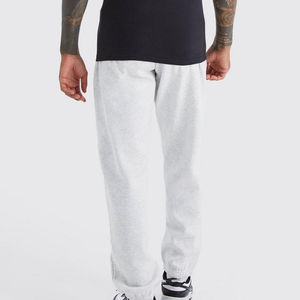 Pantalones de chándal informales personalizados de alta calidad para hombre, pantalones de chándal de gran tamaño, cintura elástica, encaje, lavado oscuro, medio recto, 100% algodón - Product Image 4