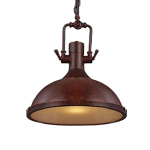 ไฟห้อยสไตล์อุตสาหกรรมร่วมสมัย1ดวง/ปรับความยาวได้ลายขนแปรงทองเหลืองไฟทะเลแนววินเทจอุตสาหกรรม - Product Image 2