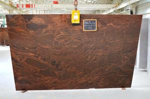 Comptoirs de carreaux de granit multicolore rouge de haute qualité Villas modernes élégantes et durables Prix compétitifs Grandes dalles polies Inde - Product Image 2