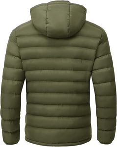 Veste matelassée pour homme 2025, écologique, à séchage rapide, respirante, personnalisable, col montant, logo frontal, manches longues, vente en gros - Product Image 3