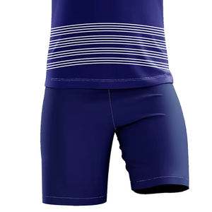 Maillot de football à manches courtes uniforme personnalisé en gros 100% polyester respirant qualité supérieure fabriqué au Pakistan nom de l'équipe personnalisée - Product Image 6