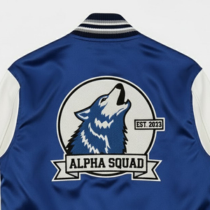 Chaqueta Universitaria de Béisbol para Hombre de Alta Calidad, Fabricada por OEM, Chaqueta Universitaria Personalizada con Bordado Chenille - Product Image 3