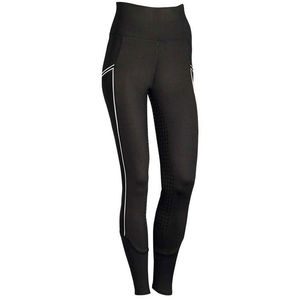 Leggings d'équitation respirants évidés de qualité supérieure fabriqués en usine pantalon de cheval extensible avec poches - Product Image 2