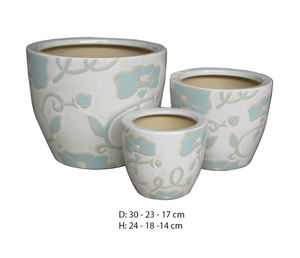 Maceta Moderna de Cerámica Esmaltada de Alta Calidad, para Interiores y Exteriores, Decoración del Hogar, Juego de Soportes para Plantas de Jardín, Macetero de Piso - Product Image 2