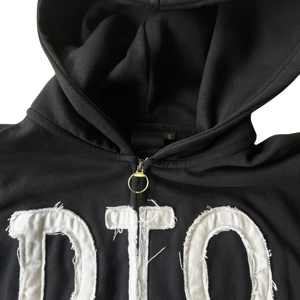 Sudadera con capucha bordada desgastada de mezclilla de lana de algodón 100% con logotipo personalizado hecho en fábrica, ropa de calle de invierno, Sudadera con capucha para Unisex - Product Image 6