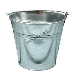 Customizable Metal Galvanized Garden Planter <b>Flower</b> Bucket for Indoor and Outdoor Garden Plant - Product Image 1