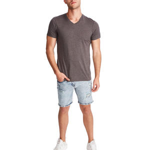 T-shirts de sonnerie de base unisexe 100% coton épais à sublimation avec logo personnalisé T-shirts à col rond pour hommes T-shirt de base uni de haute qualité pour hommes - Product Image 3