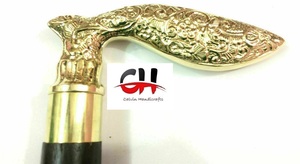 Décoration d'intérieur vintage en bois rond poli fait main avec poignée en laiton - Cadeau pour toutes les occasions - Product Image 2